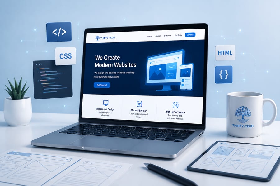 Website design and development